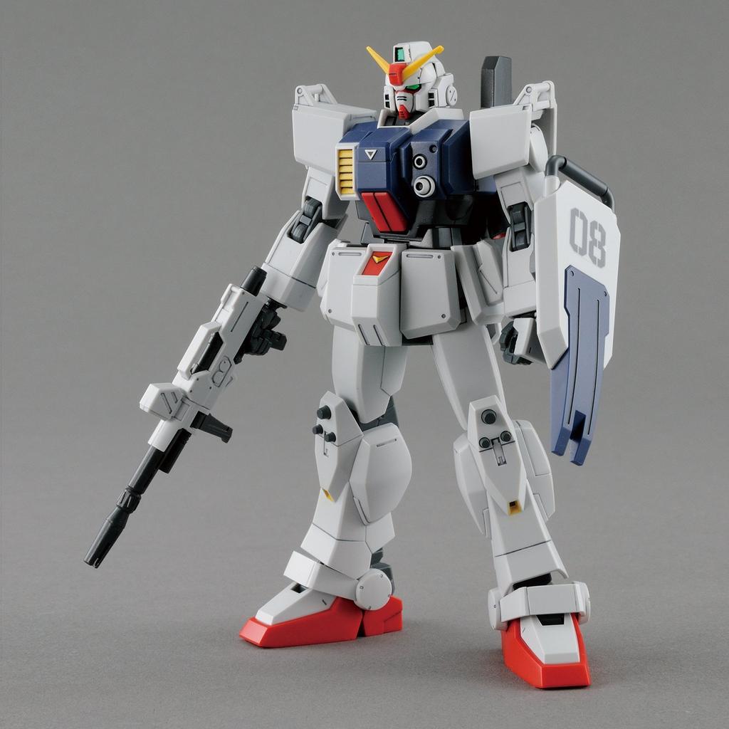 HGUC Mobile Suit Gundam 08th MS Platoon Ground Type Gundam scale plastic model 1/144 color-coded