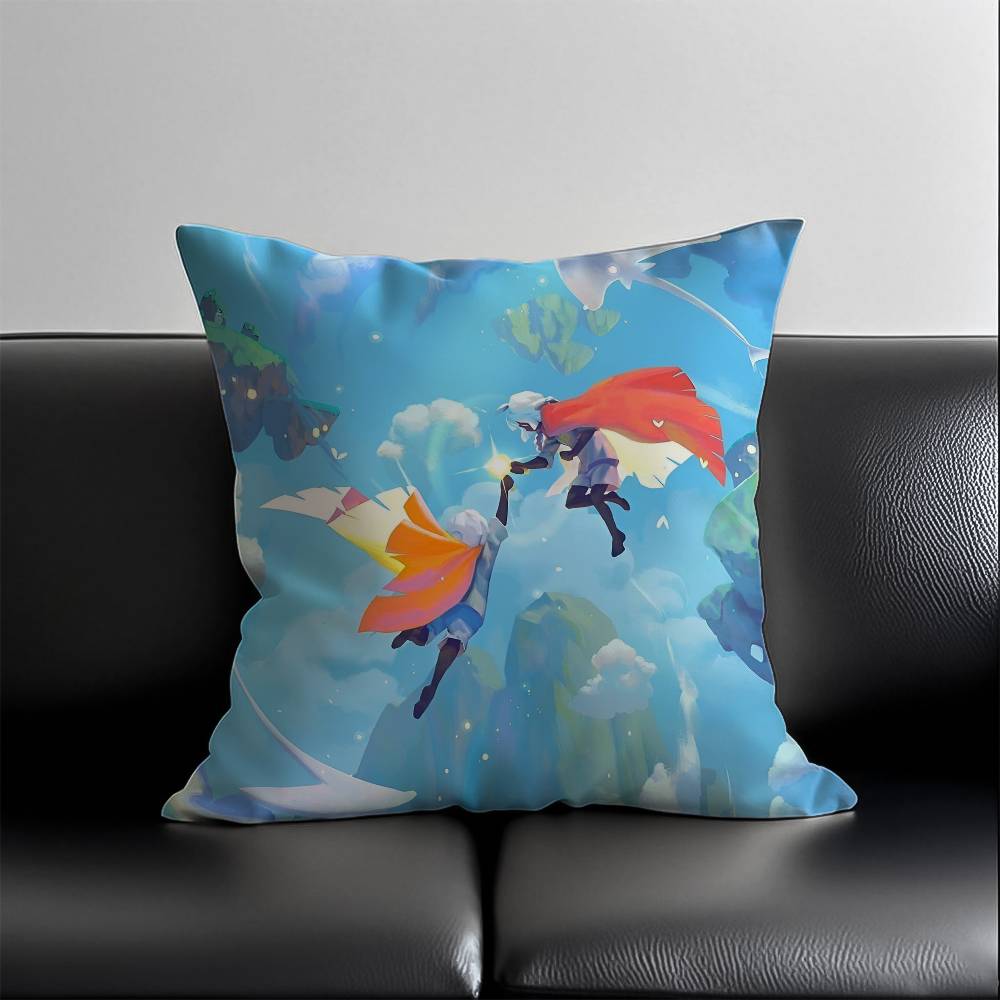 Sweet Games Sky Children Of The Light Pillow Case Pattern Printing Pillowcase Living Room Sofa Cushion Cover Bedroom Room Decor
