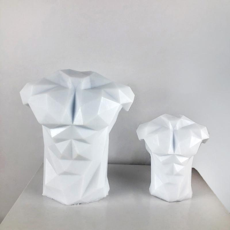 Mucegai din silicon pentru lumânări cu statuie 3D pentru decor de birou, realizat manual, din rășină epoxidică, cu lumânări aromatice, pentru decorarea casei