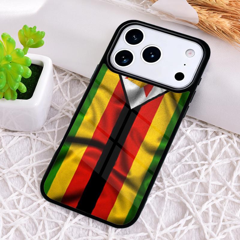 Zimbabwe Flag Shockproof Phone Case for iPhone 17 Air 16e 15 11 12 14 13 Pro Max Cover Coque