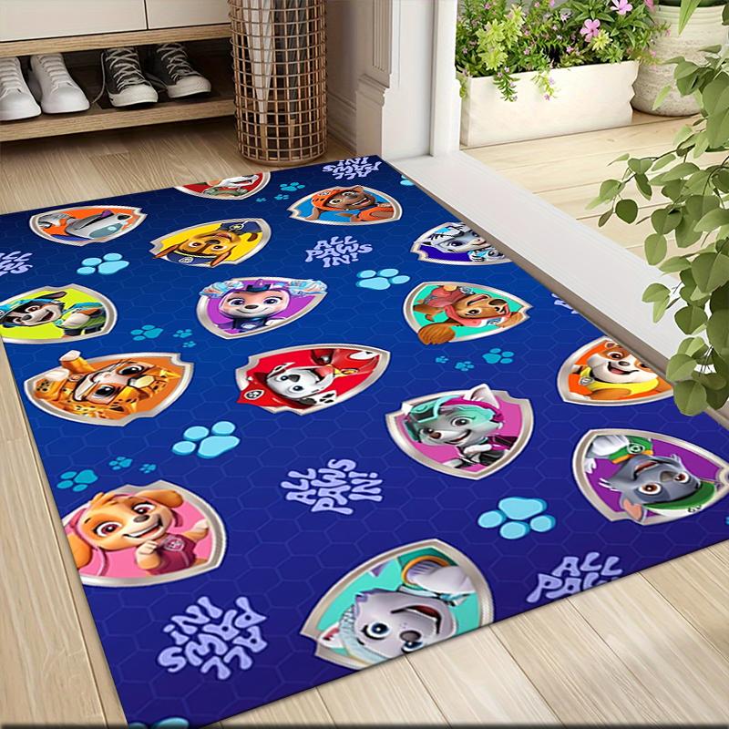 1Pc Paw Patrol Construction Fun Carpet Rug Customizable Soft Washable Antislip Home Living Room Sofa Mats Personalized Rug 091739