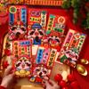 6Pcs Cartoon Chinese Snake Year Red Envelope New Year Money Envelope  Spring Festival
