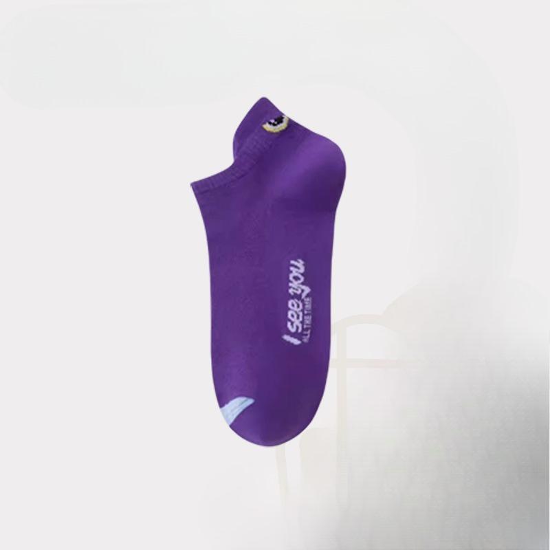 Men's Summer Thin Solid-color Cotton Mesh Short Socks, Men's Trendy Summer Sports Breathable and Odor-proof Socks