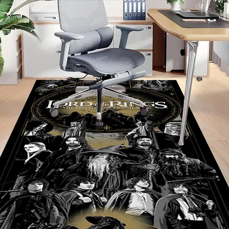 Lord Rings Carpet For Playroom Bedroom Living Room Sofa Home Decor Kids Game Area Rug Nonslip Floor Mat