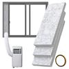 Insulated Foam Panels for Portable AC Window Seal Kit Air Conditioner Insulating AC Window Seal Panels for Home Seal Heat