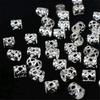 100PCS Hair Braid Dreadlock Beads Braid Spirals Braid Hair Extension Hair Rings