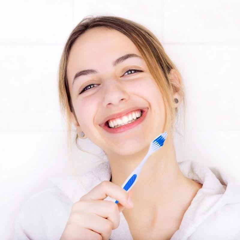 Soft Toothbrushes Medium Bristles Toothbrush for Adults Manual Toothbrush Deep Cleaning Toothbrush Home Travel Office