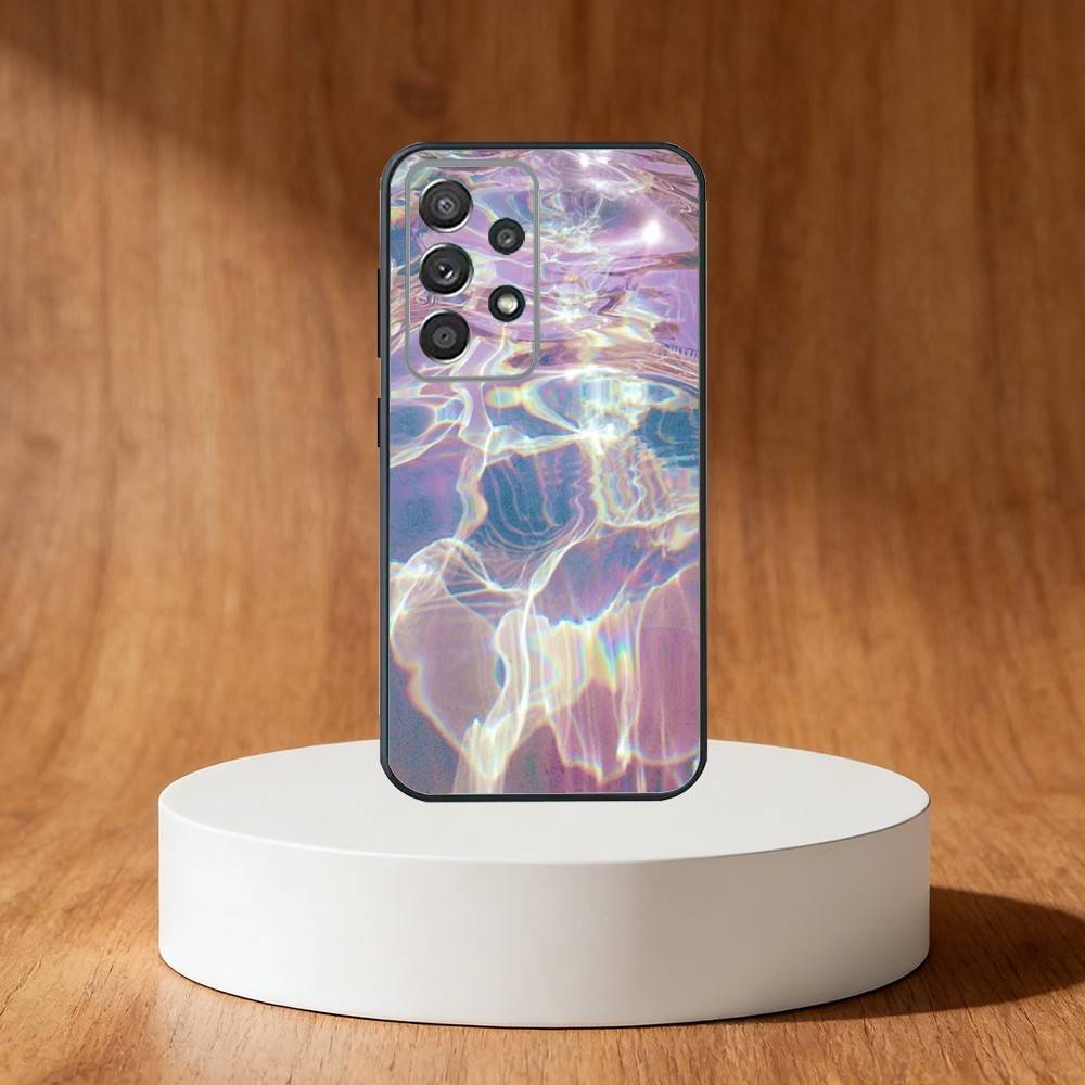 Laser Style Phone Case For Samsung S25,S24,S21,S22,S23,S30,Ultra,S20,Plus,Fe,Note,10,9,5G Black Cover