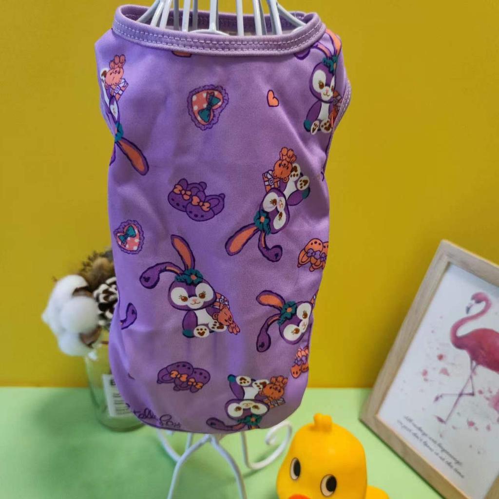 Spring and Summer Dog Clothes Cat Teddy Poodle Chihuahua Bizarre Bear Small Medium Dog Clothes Yellow Duckling Vest