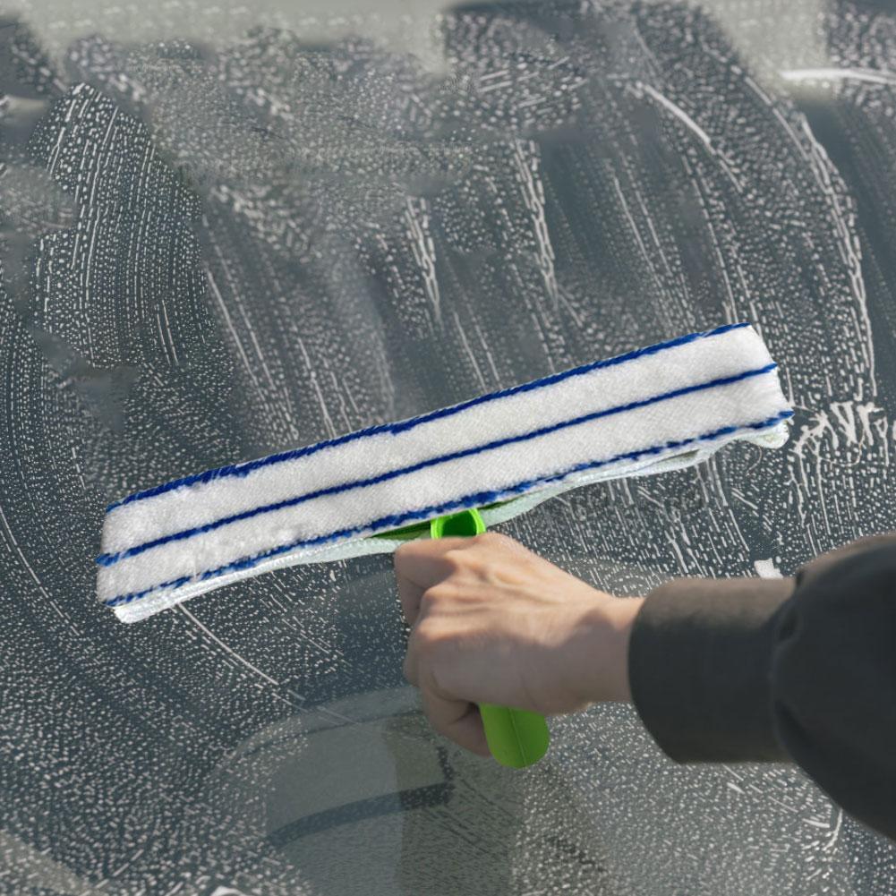 Water Removal Blade Reusable Silicone Window Squeegee Kit Anti-Slip Multifunction Clean Scraper for Shower Glass Mirror Door Car
