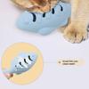 Silicone Fish Cat Toy Interactive Indoor Cats Feeder Toy Multi-Functional Treat Dispenser Kitten Teething Chew Toy Pet Supplies