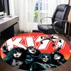 1pc KISS Band Office Round Area Rug,  Under Office Chairs Bedroom Living Room Home Decor a0926069
