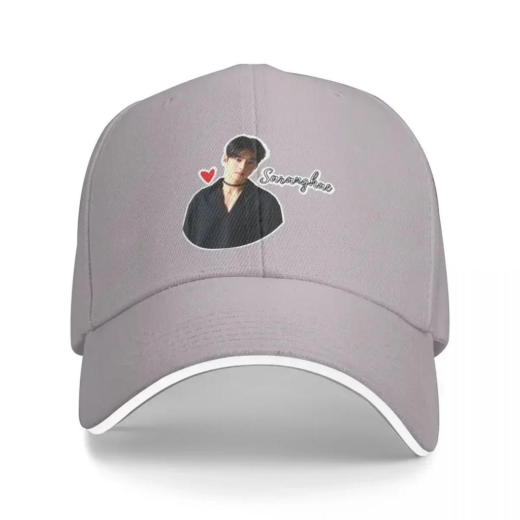 Cha Eun Woo Saranghae Korean Baseball Cap y2k Cute Trucker Hat Spring Men Adult Hunting Camping Baseball Caps