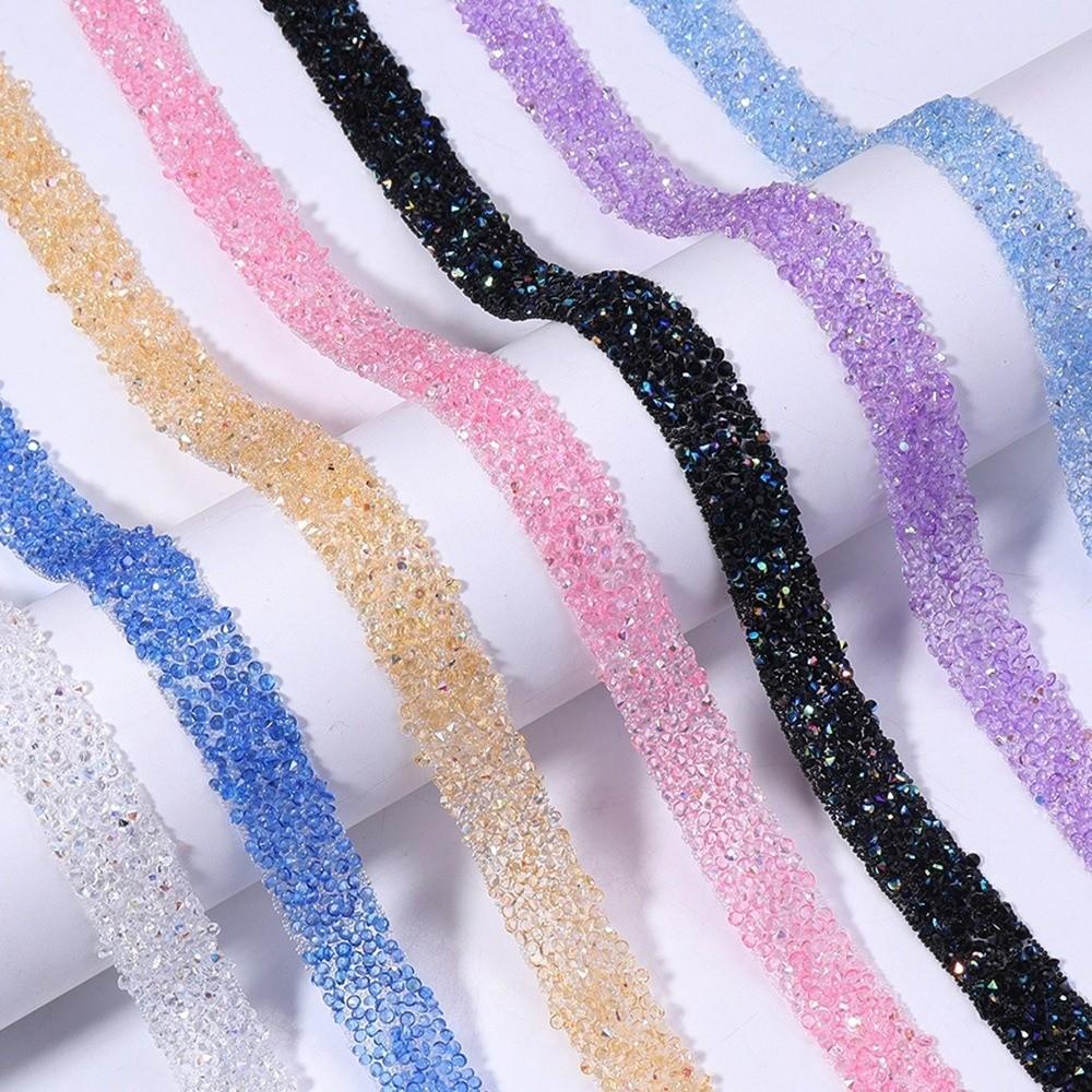 Decorations Trim Rhinestones Tape Trim Resin Crystal Resin Zirconia Chains  Craft Projects