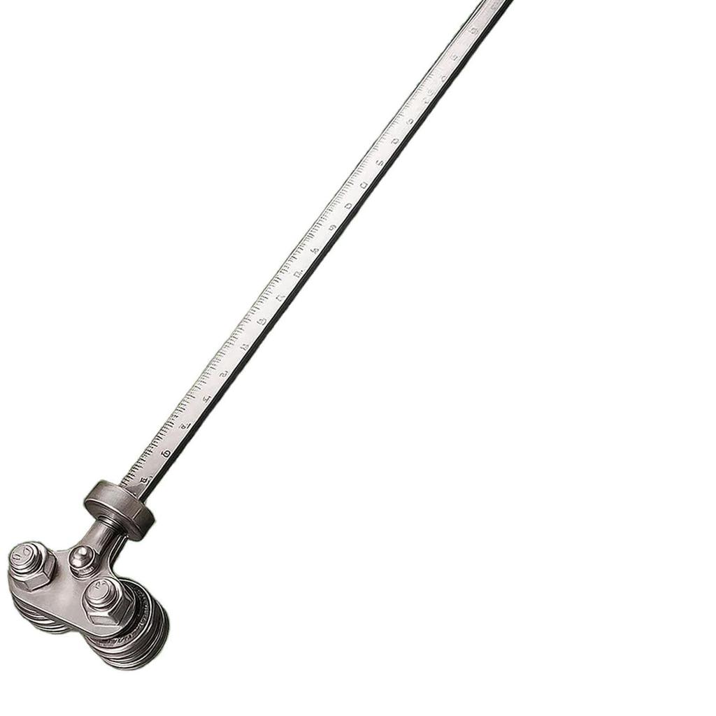 Positioning Calipers For Measurements & Easy Wood Cutting,Stainless Steel Measuring Tool For Circular Saws,Adjustable Guide Rail ( Bearings 3mm)