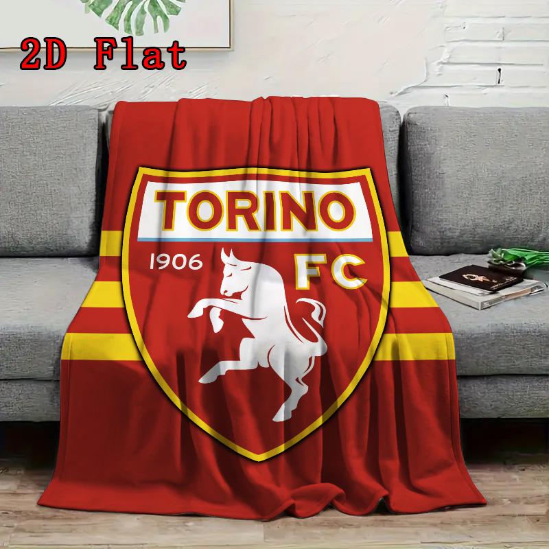 Torino 2D Flat Pattern Flannel Blanket High Quality All Seasons Warmth and Comfort Perfect for Christmas Gifts.