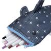 Stationery Organizer Stationery Bag Multifunctional Pencil Case Cute Shark Pen Bag  School Office