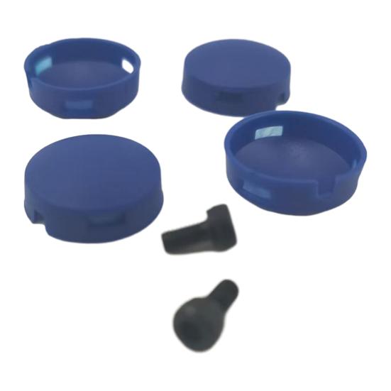 

4Pcs Doorbell Replacement Button Silicone Round Doorbell Push Button Waterproof Split Cracked Door Bell Broken Button Repair