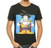 Dragon Ball Z Movie Goku Ramen Black Tee Shirt New