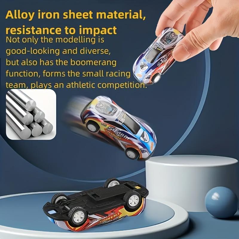 Mini Alloy Toy Cars Set with Storage Box Pull Back Vehicles for Kids