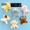 Small Plush Gift for Kids Cute Animal Refrigerator Magnets, Soft Stuffed Fridge Magnet, Adorable Duck Office Desk Accessory Cat Dolphin Raccoon Decor,