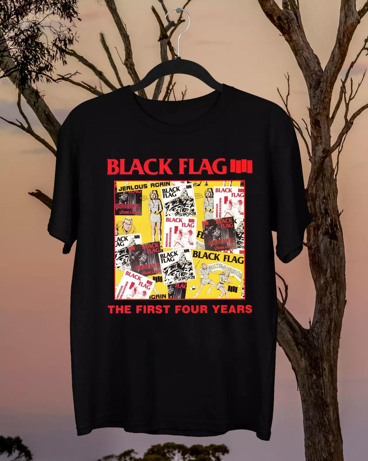 

Black Flag - Первые четыре года Размер S до 4XL Футболка BL821 2XL