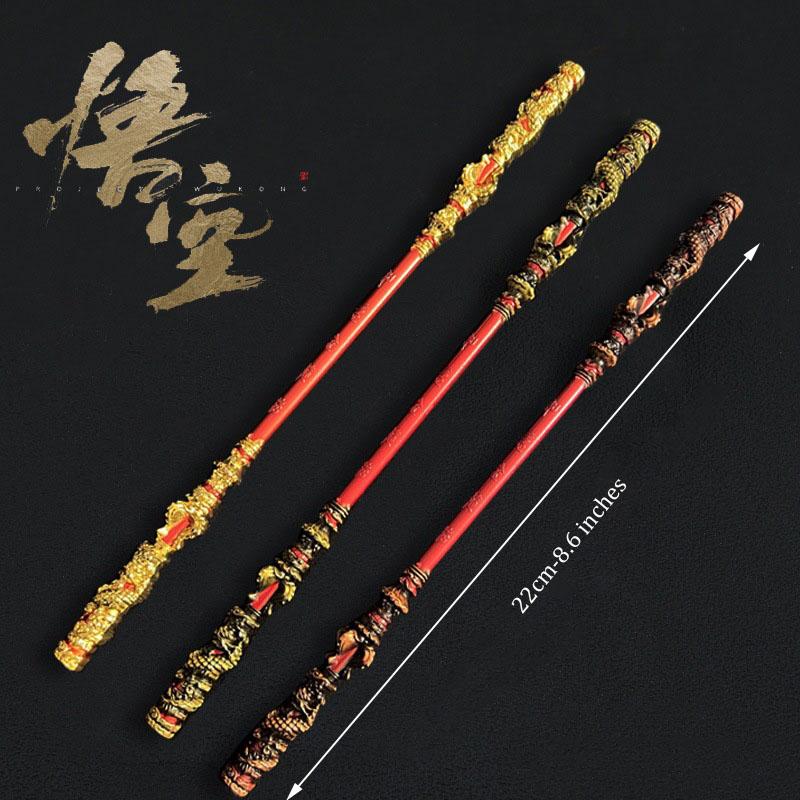 Black Myth Monkey King Ruyi Golden Hoop Rod Legierungs-Waffenmodell Monkey King Great Sage Figur Requisiten