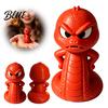 Miniature Snake Statue 3D Printed Ornament Cartoon Angry Little Figurine Unique Birthday Present Durable PLA Desktop Decoration for Home Office Desk