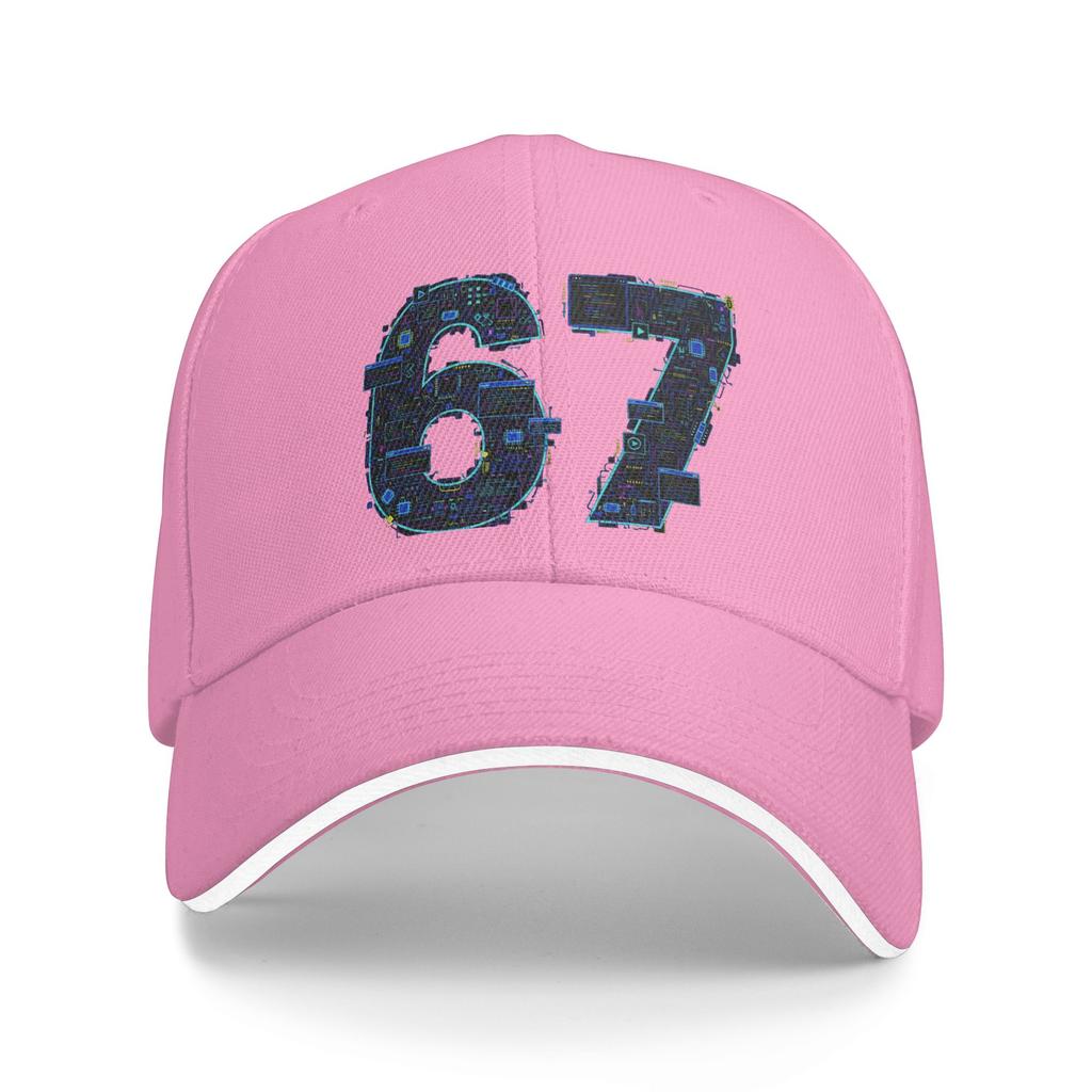 67 Six Seven Meme Programmer 67 Meme Sun Baseball Cap Summer Men Design Hip Hop Hats Quality Casual Hiking Fishing Snapback Cap