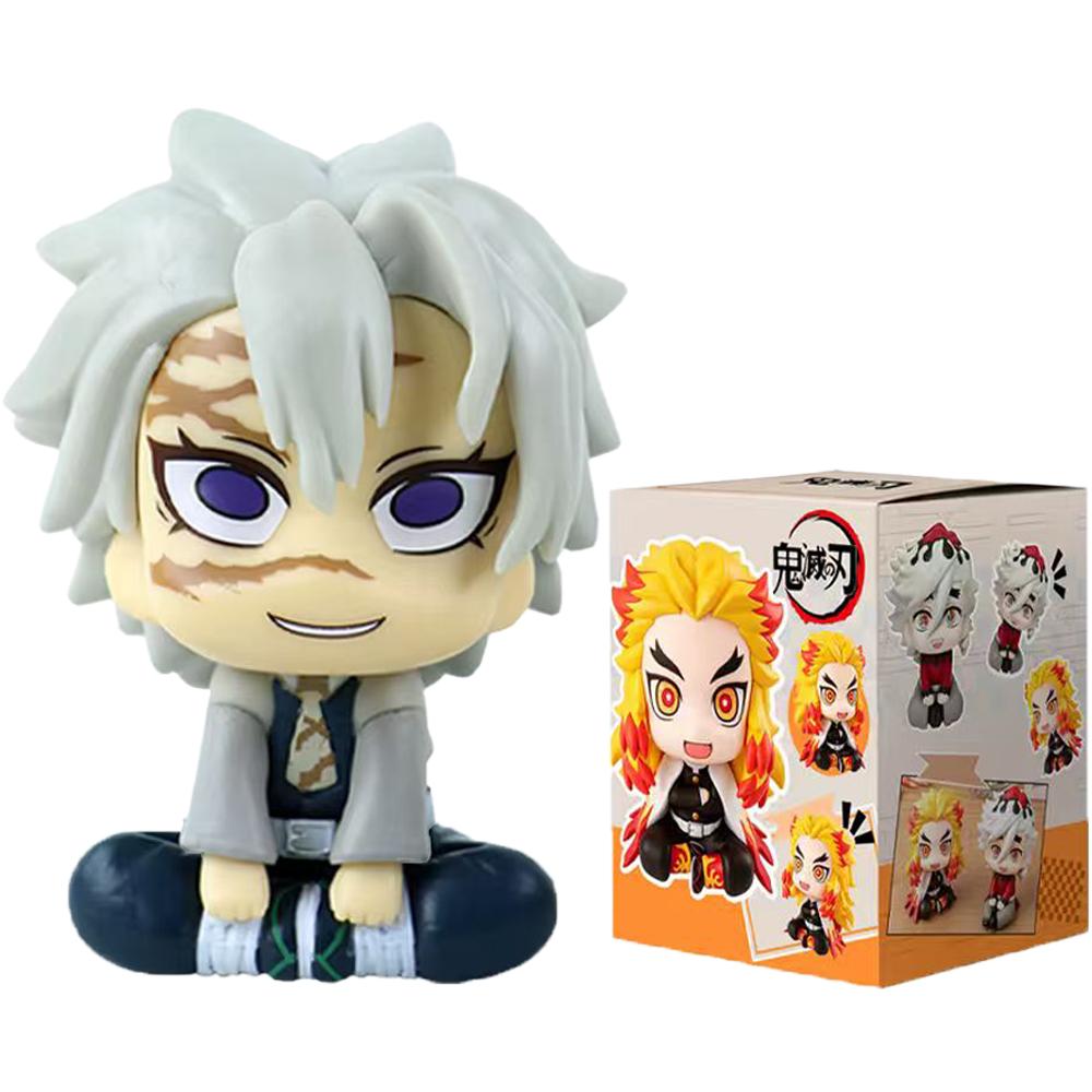 Anime Demon Slayer Tanjiro Kamado Nezuko cartoon figure PVC model ornament child Christmas Halloween gift