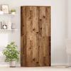 High Cabinet with Shelf Rustic Wood Look 80 x 39 x 178 cm Engineered Wood