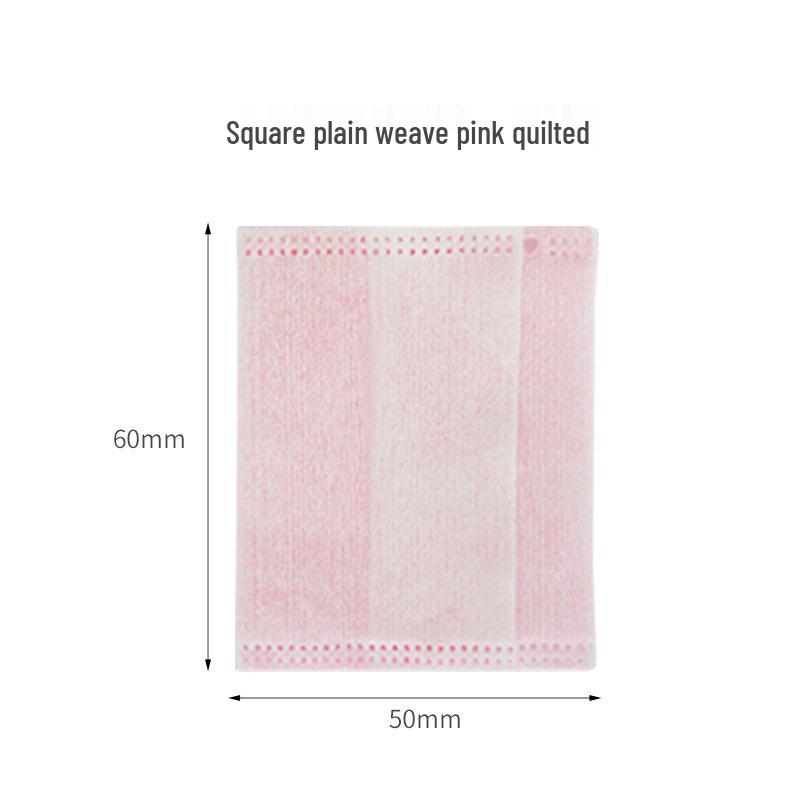 Pure Cotton Pearl Texture Makeup Remover Pads - Thick, Disposable, Round Cleansing Wipes