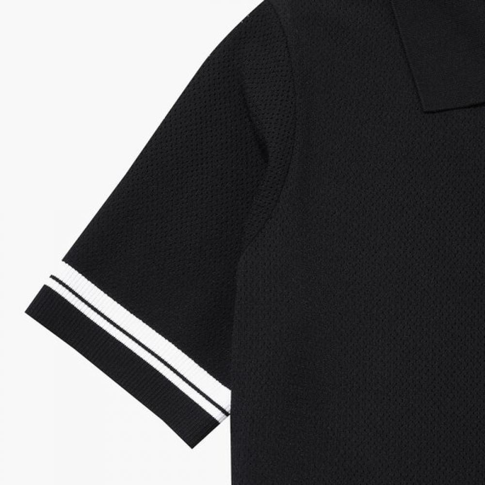 MunSingwear Women S Textured Collar Sweater Black mr122lSw33