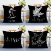 L-Lil Peep H-Hell Boy Pillow Case Sofa Short Plush Double-sided HD Printing Room Home Office Gift Cushion Cover