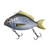 Hard Bait Swimbait with Treble Hook Realistic Looking Bright Color Natural Swimming Posture Portable Fishing Lure Fake Bait