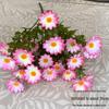 Einzelstiel Seiden-Gänseblümchen-Rosenstrauß für pastorale Dekoration