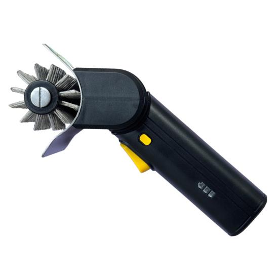Spazzola Elettrica per Griglia Testa in Acciaio Inossidabile Pulitore Elettrico Senza Fili Ricaricabile Pulizia Profonda Strumenti per Griglia BBQ
