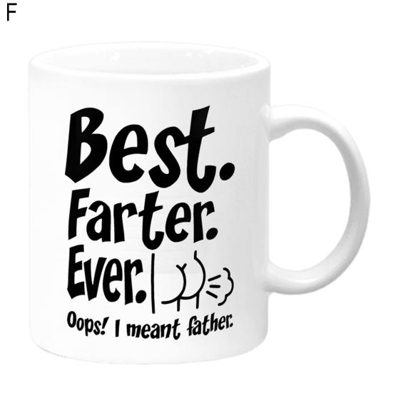 Ceramic Mug 11 Oz Double-Sided Print Microwave Safe Hidden Message Funny Coffee Cup for Home Office Use