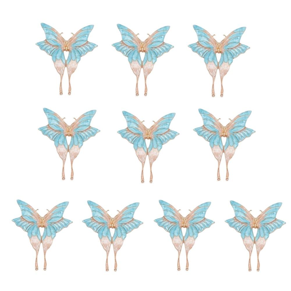 Alloy Material Butterfly Clothing Accessories Butterfly Brooch Pendant Handmade Accessories