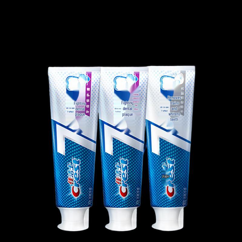 Crest 7-Effect Plaque & Stain Removal Toothpaste Set