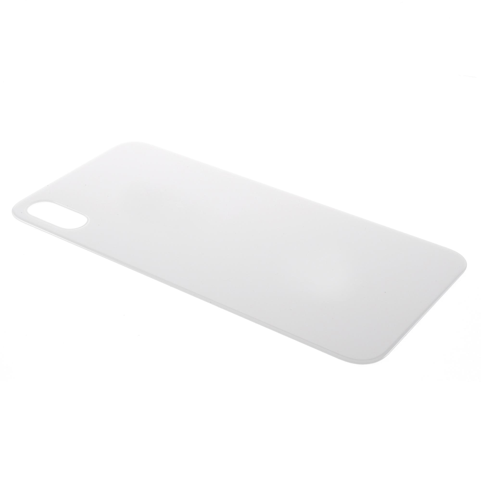 

Quality Back Battery Housing Cover Replacement (without Logo) for iPhone X (Big Hole) White