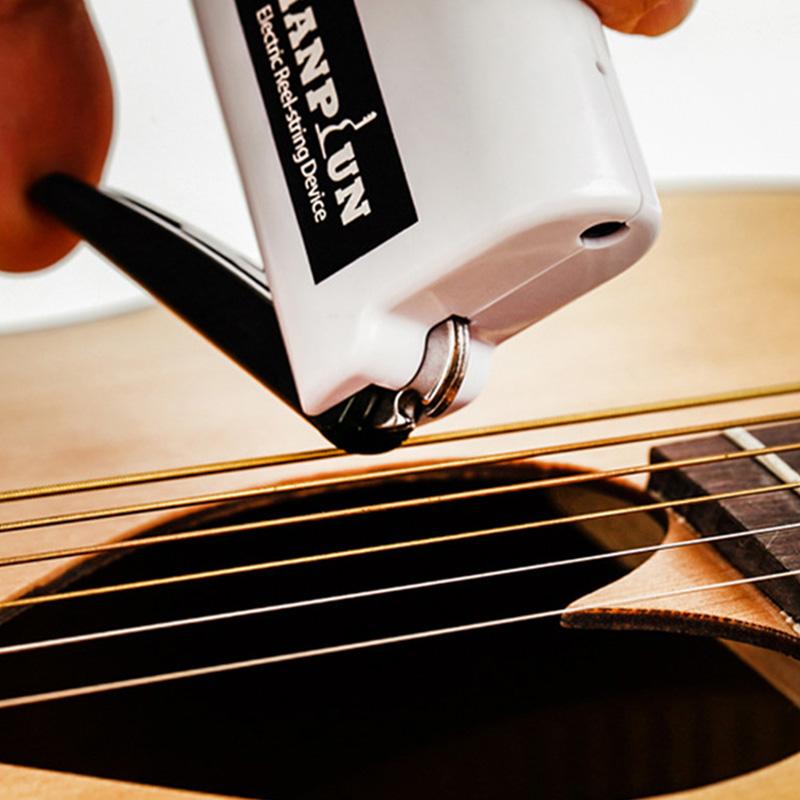 Automatic Guitar String Winder String Cutter Restringing Tool Strings Cutter