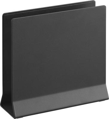 Yamazaki Slim Laptop W16 X X Tower Laptop Vertical Product 4499 Stand, Black, Approx. D5.7 H15.2cm, Storage, Positioning, Space-Saving, Number