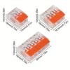 90 PCS 2/3/5 Port Wire Connector Assortment Pack Electrical Lever Wire Connectors  Electrical Wires