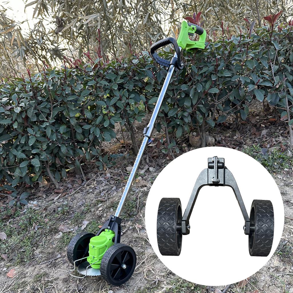 Rasentrimmer Stützrad Robust Universell Hilfsrad Für Weedentrimmer Mäher Rasentrimmer Garten Hilfswerkzeug