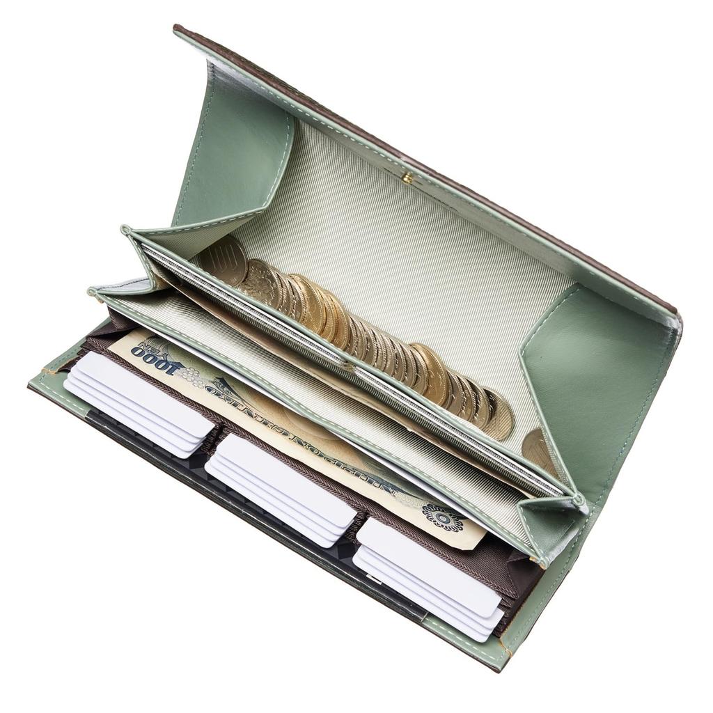 HENLY COAT Damen-Geldbörse aus Anaconda Diamantina-Leder mit Faltverschluss, hergestellt in Italien, für mehr Glück und positives Feng Shui, in Geschenkverpackung