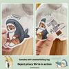 Brinquedos de Pelúcia Mofusand 30/50cm Fantasia Cosplay de Gato Kawaii Com Roupas de Dino/Vaca Animal de Pelúcia Fofo Presente de Aniversário Para Crianças e Menina