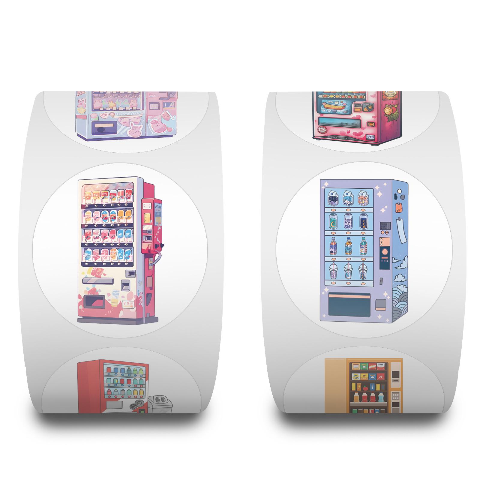 

500 Stickers/Roll Vending Device Roll Decals Reward Decals Creative Handbook Roll Stickers Tape Premium Durable