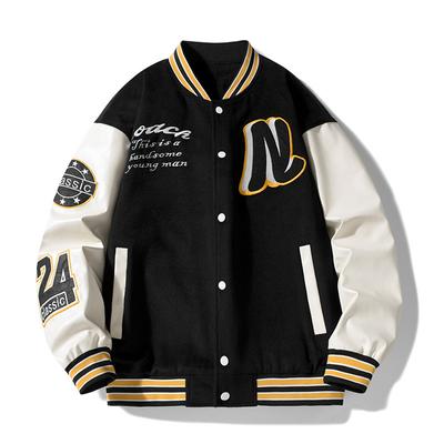 Autumn Baseball Uniform Men 'S Embroidered Jacket Casual Jacket