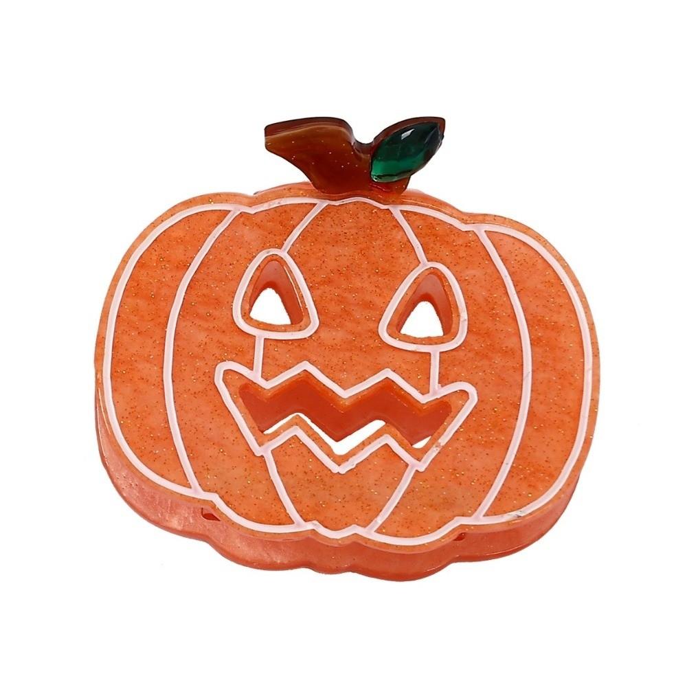 Funny Halloween Shark Clip Ghost Acetic Acid Hair Claw Creative Pumpkin Hair Clip  Cosplay